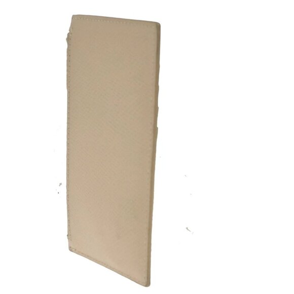 CELINE Logo Fragment Card Coin Case Wallet Leather Beige Gold Italy 60KB230 - Picture 3 of 13